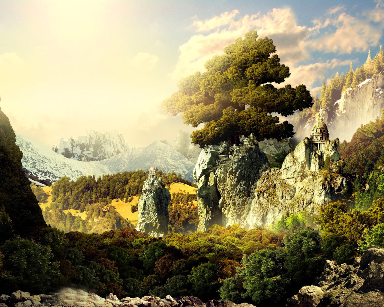 Screenshot №1 pro téma Fantasy Scenery 1280x1024