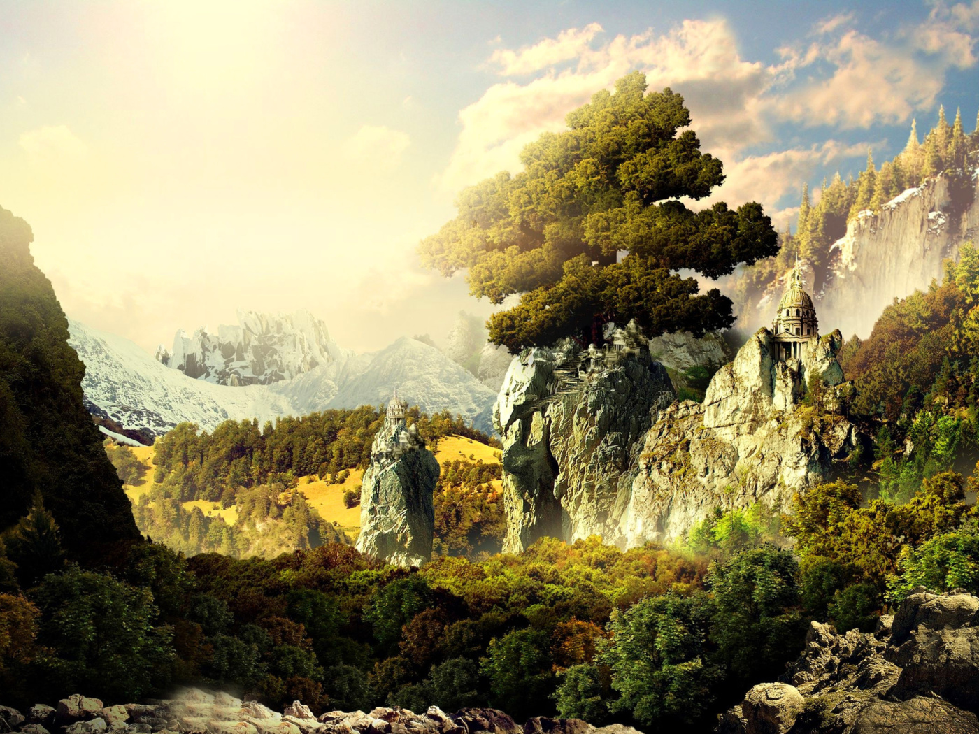 Screenshot №1 pro téma Fantasy Scenery 1400x1050