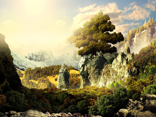 Screenshot №1 pro téma Fantasy Scenery 640x480