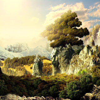 Fantasy Scenery - Obrázkek zdarma pro 128x128