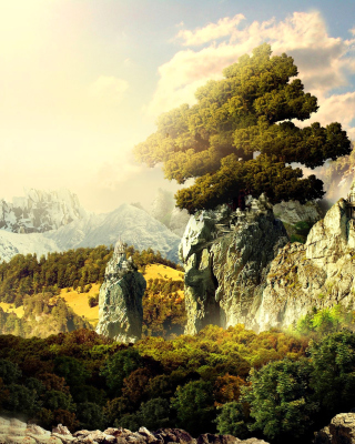 Fantasy Scenery - Obrázkek zdarma pro Nokia Asha 305