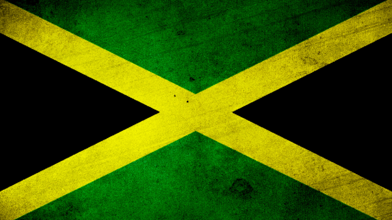 Screenshot №1 pro téma Jamaica Flag Grunge 1280x720
