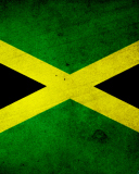 Das Jamaica Flag Grunge Wallpaper 128x160
