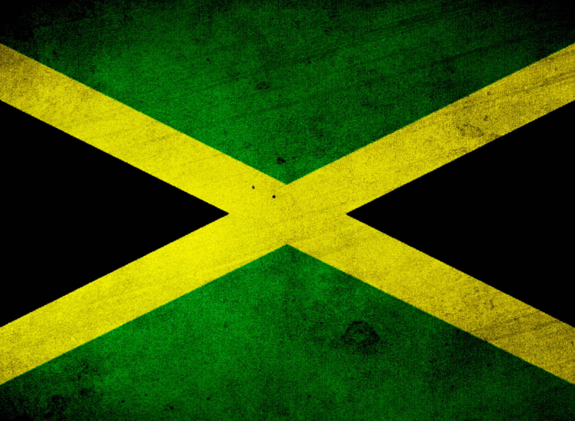 Das Jamaica Flag Grunge Wallpaper 1920x1408