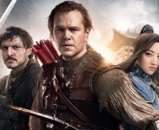 Sfondi The Great Wall Movie with Matt Damon, Jing Tian, Pedro Pascal 176x144