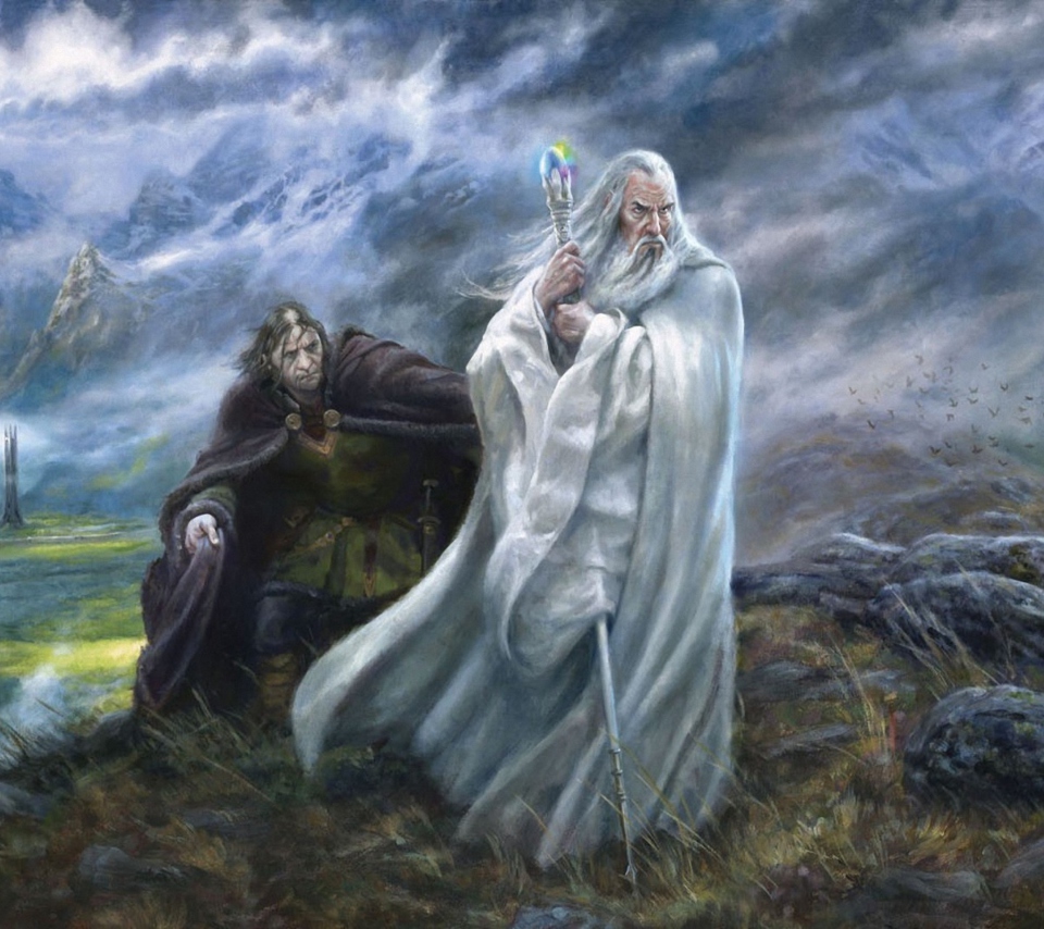 Fondo de pantalla Lord of the Rings Art 960x854