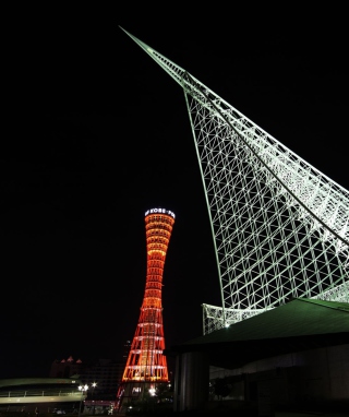 Kobe Port Illumination - Obrázkek zdarma pro 768x1280