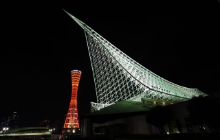 Kobe Port Illumination - Obrázkek zdarma pro 480x400