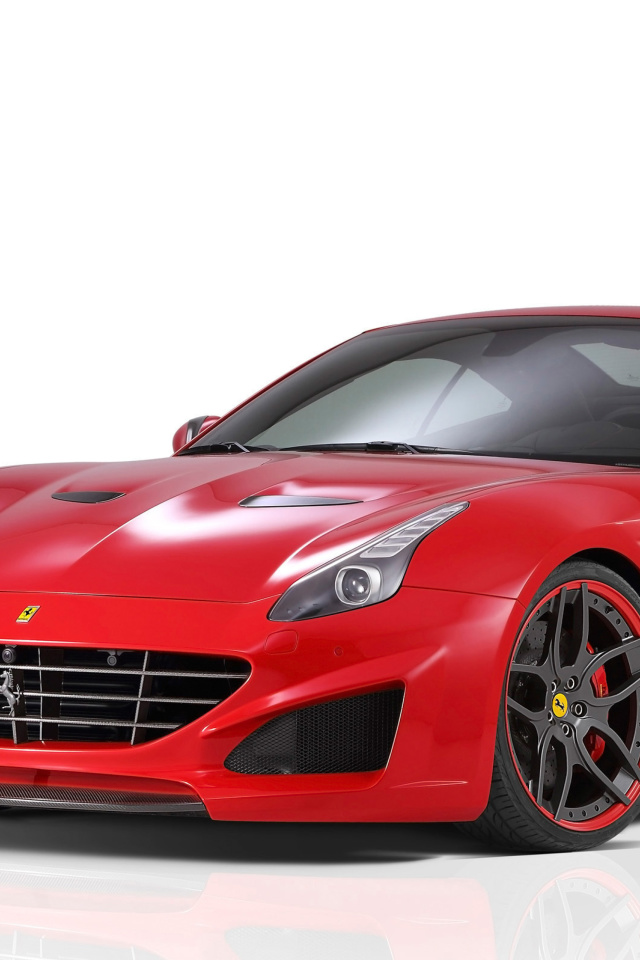 Fondo de pantalla Novitec Rosso Ferrari California 640x960