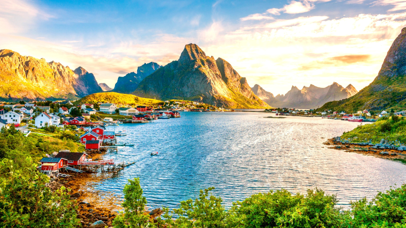 Norway Stunning Landscape wallpaper 1366x768