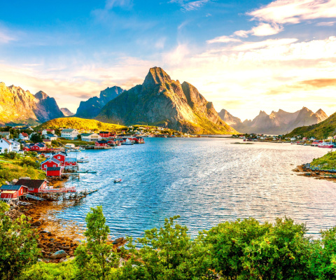 Screenshot №1 pro téma Norway Stunning Landscape 480x400