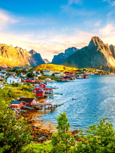 Das Norway Stunning Landscape Wallpaper 480x640