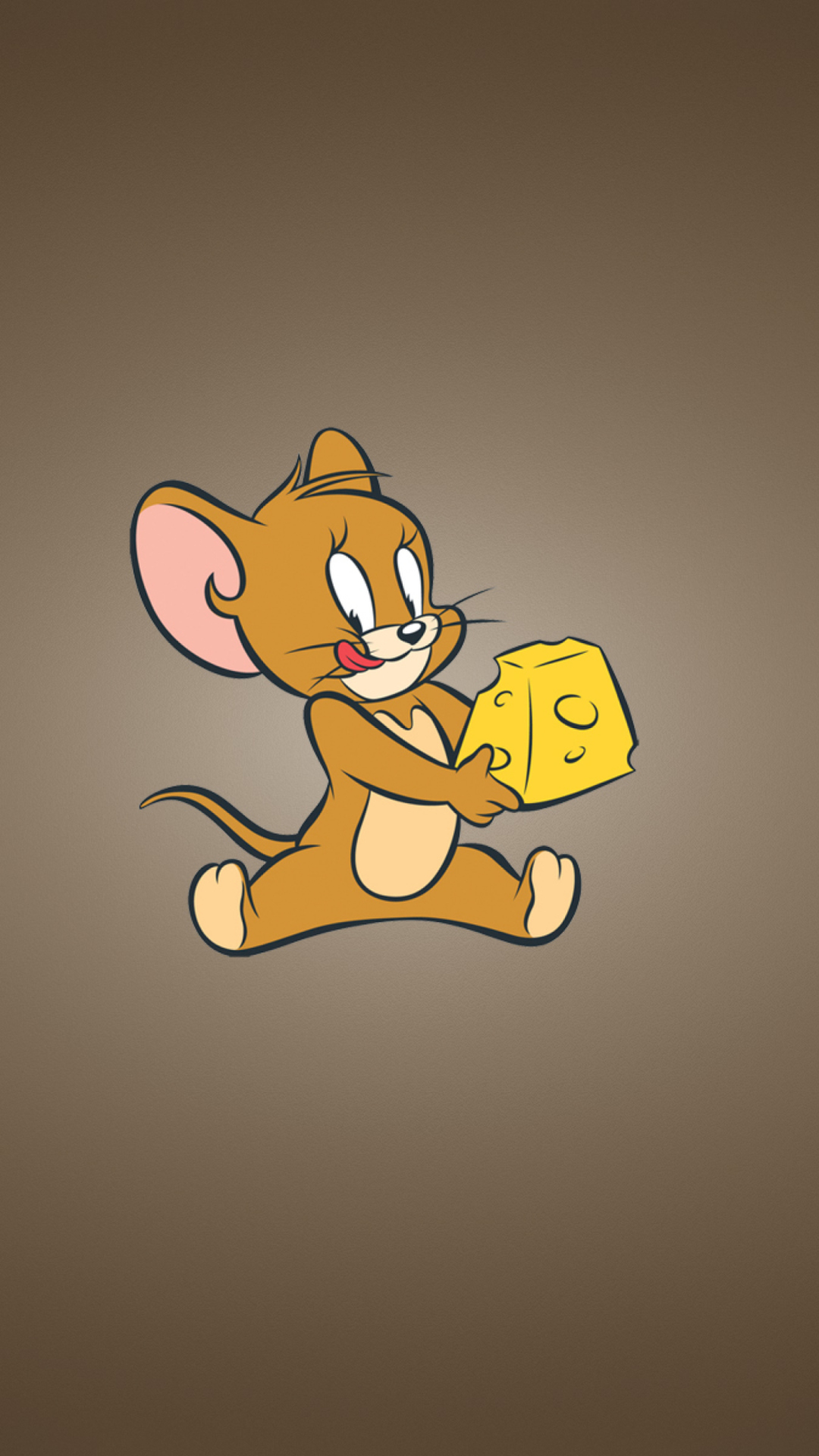 Fondo de pantalla Tom And Jerry Mouse With Cheese 1080x1920