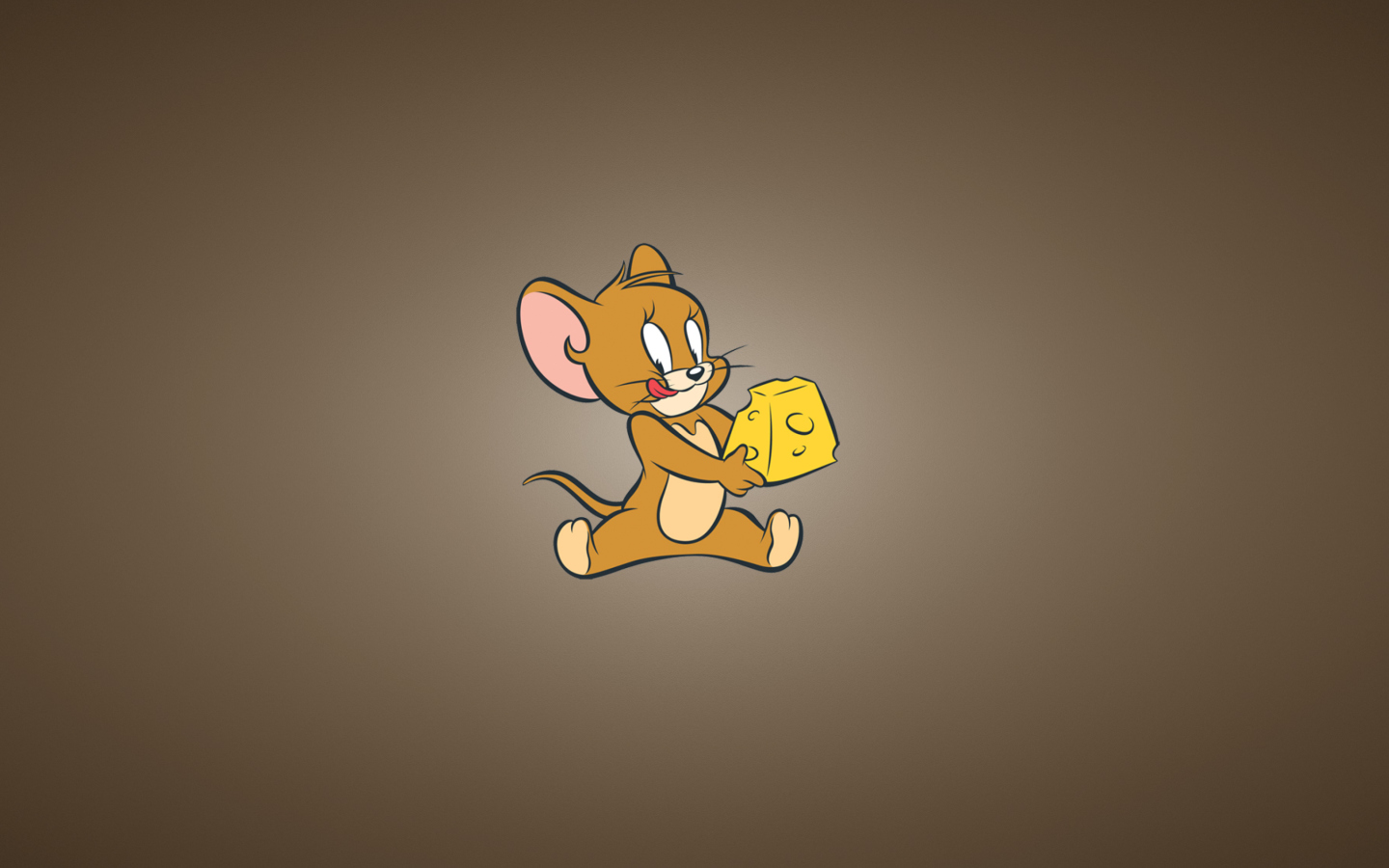 Обои Tom And Jerry Mouse With Cheese 1440x900