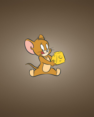 Tom And Jerry Mouse With Cheese - Obrázkek zdarma pro 750x1334