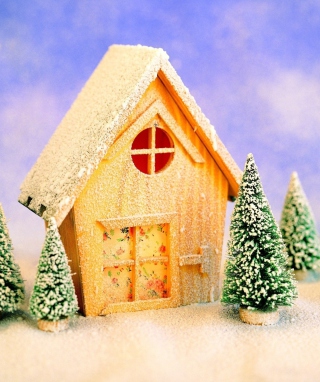 Christmas Landscape - Obrázkek zdarma pro iPhone 4S