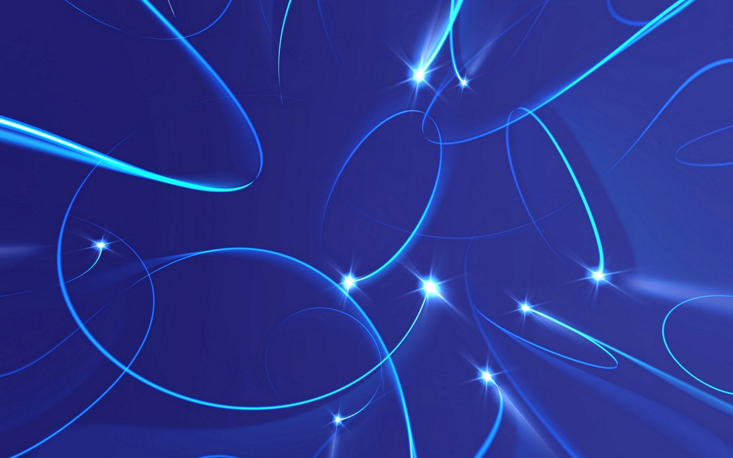 Das Blue Shine Rays Wallpaper 1440x900