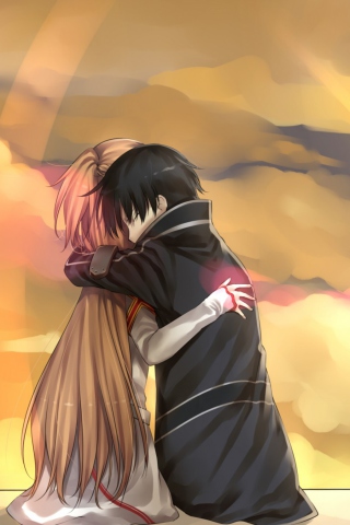 Screenshot №1 pro téma Anime Hug 320x480