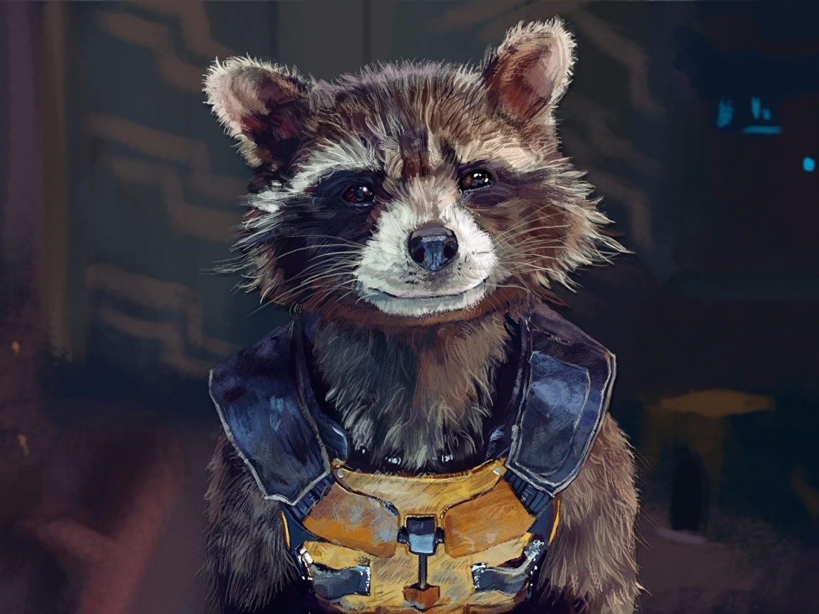 Обои Rocket Raccoon 1152x864