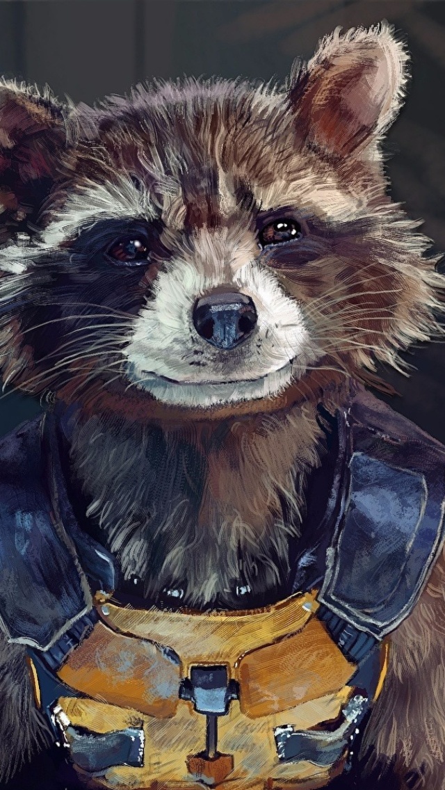 Das Rocket Raccoon Wallpaper 640x1136