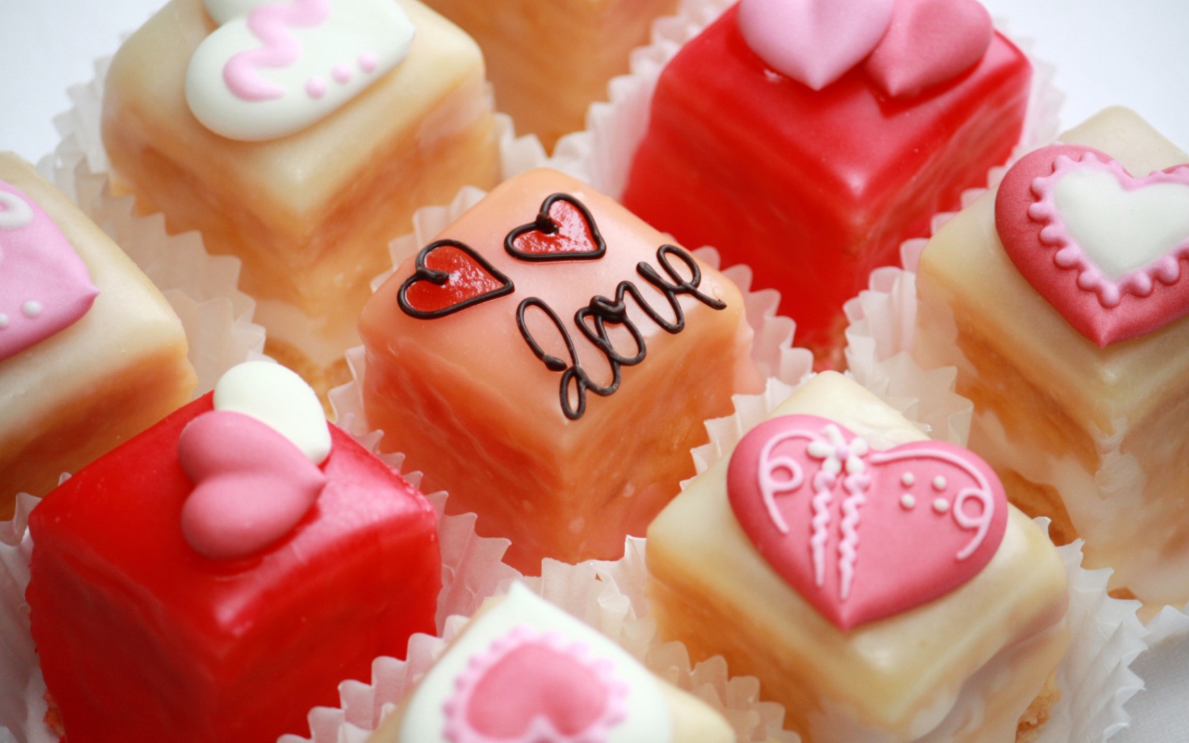 Fondo de pantalla Love Cupcakes 1680x1050