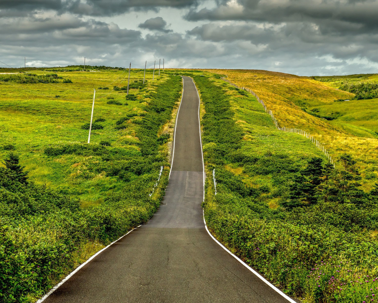 Das Highway in Scotland Wallpaper 1280x1024