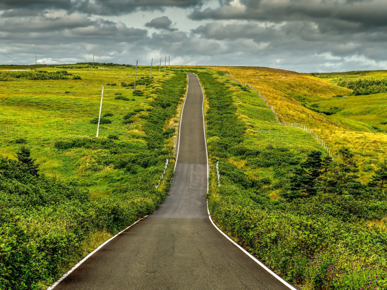 Das Highway in Scotland Wallpaper 1600x1200