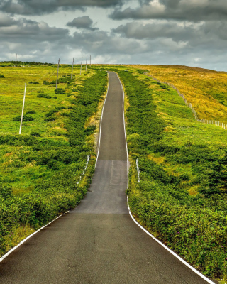 Highway in Scotland Background for 320x480