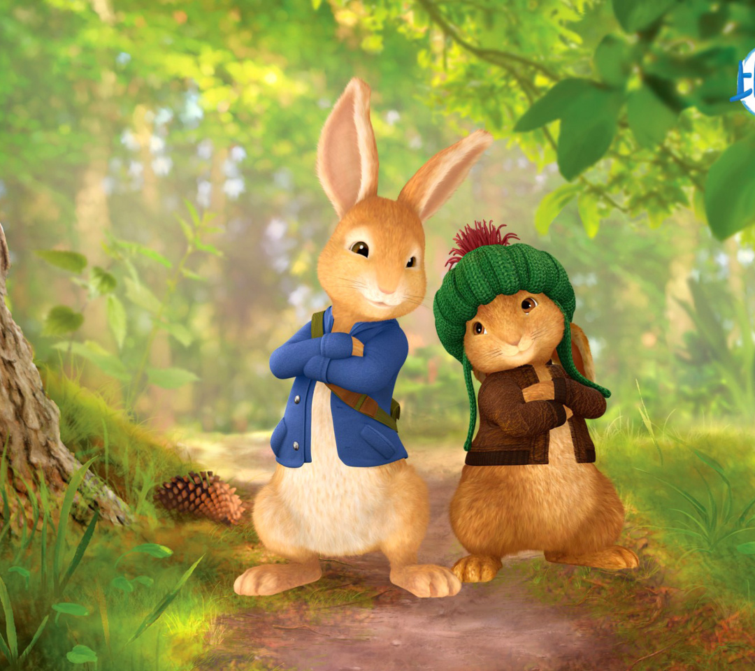 Обои Peter Rabbit with Flopsy 1080x960