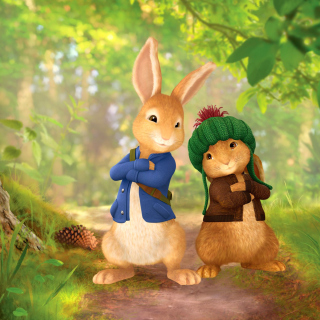 Peter Rabbit with Flopsy - Obrázkek zdarma pro 208x208