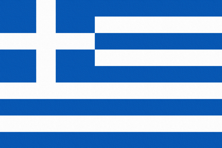 Das Greece Flag Wallpaper