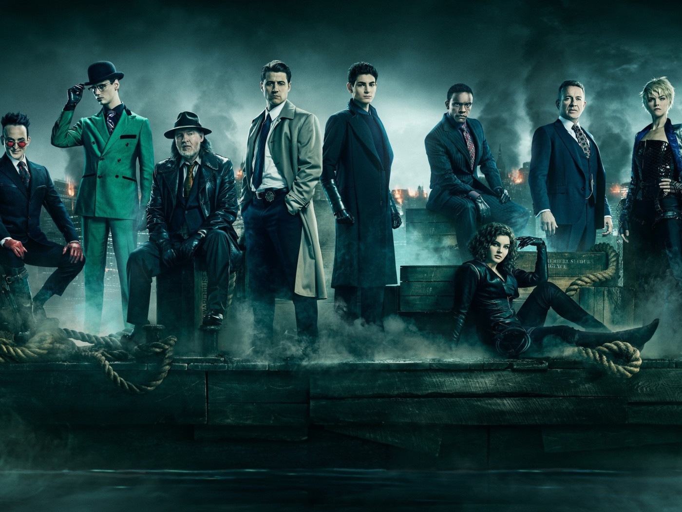 Das Gotham Season 5 TV Series Wallpaper 1400x1050