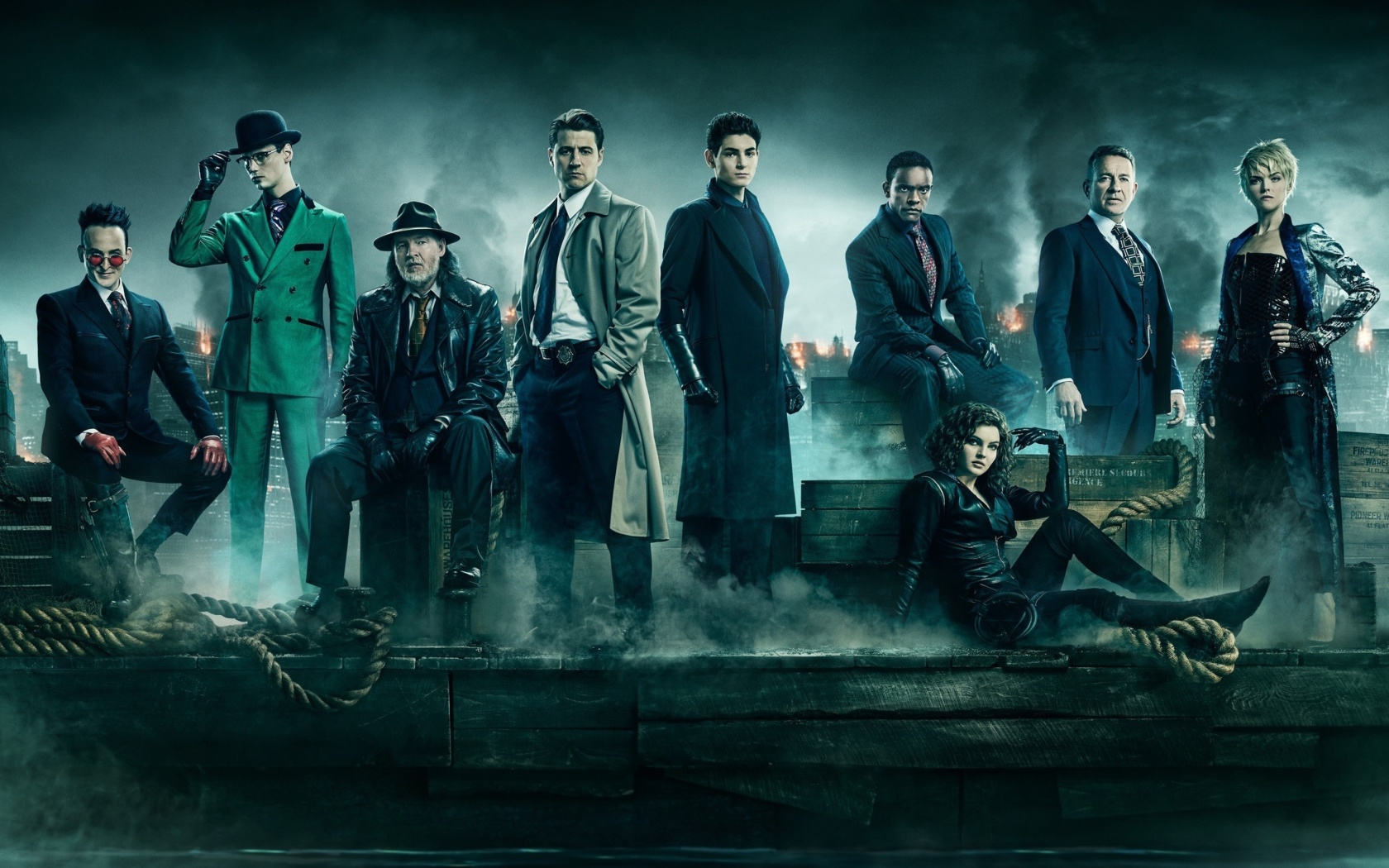 Das Gotham Season 5 TV Series Wallpaper 1680x1050