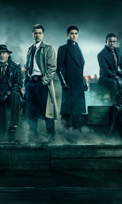 Sfondi Gotham Season 5 TV Series 480x800