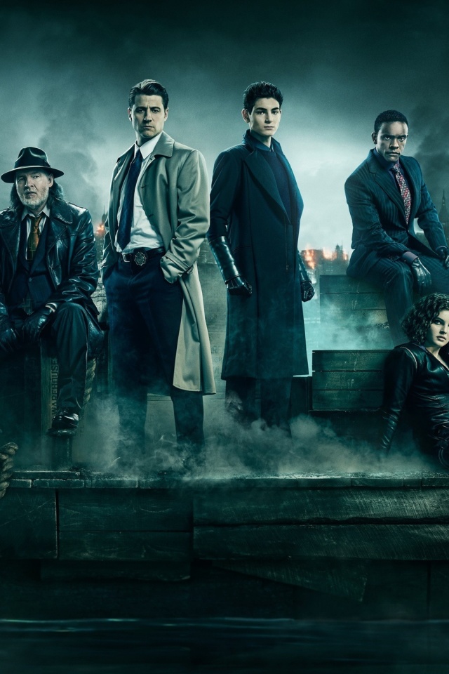 Fondo de pantalla Gotham Season 5 TV Series 640x960