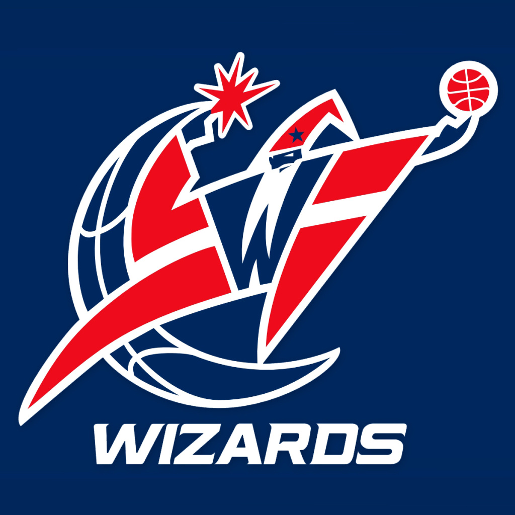 Washington Wizards Blue Logo wallpaper 1024x1024