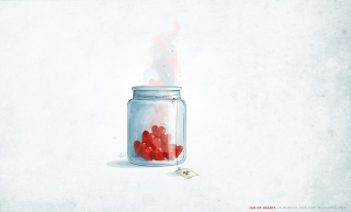 Hearts In Jar - Obrázkek zdarma pro Sony Xperia M