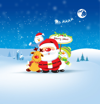 Merry Christmas - Obrázkek zdarma pro iPad mini