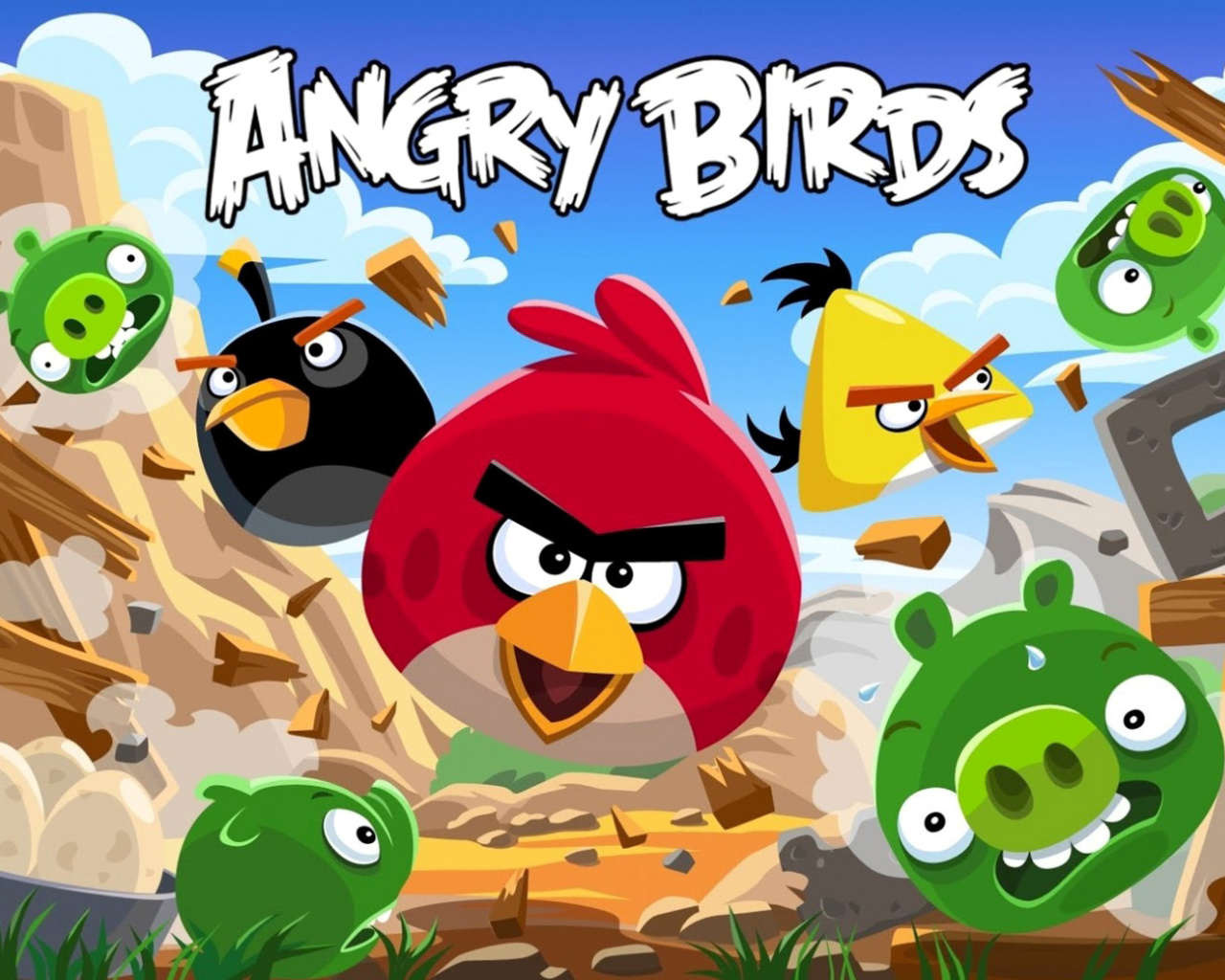 Screenshot №1 pro téma Angry Birds Rovio Adventure 1280x1024