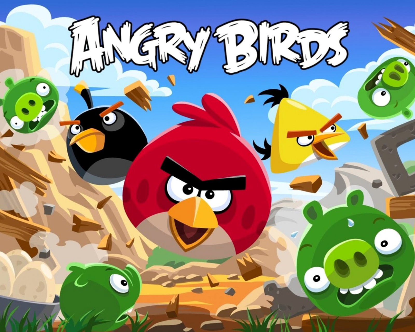 Das Angry Birds Rovio Adventure Wallpaper 1600x1280