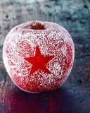 Christmas Star Frozen Apple wallpaper 128x160