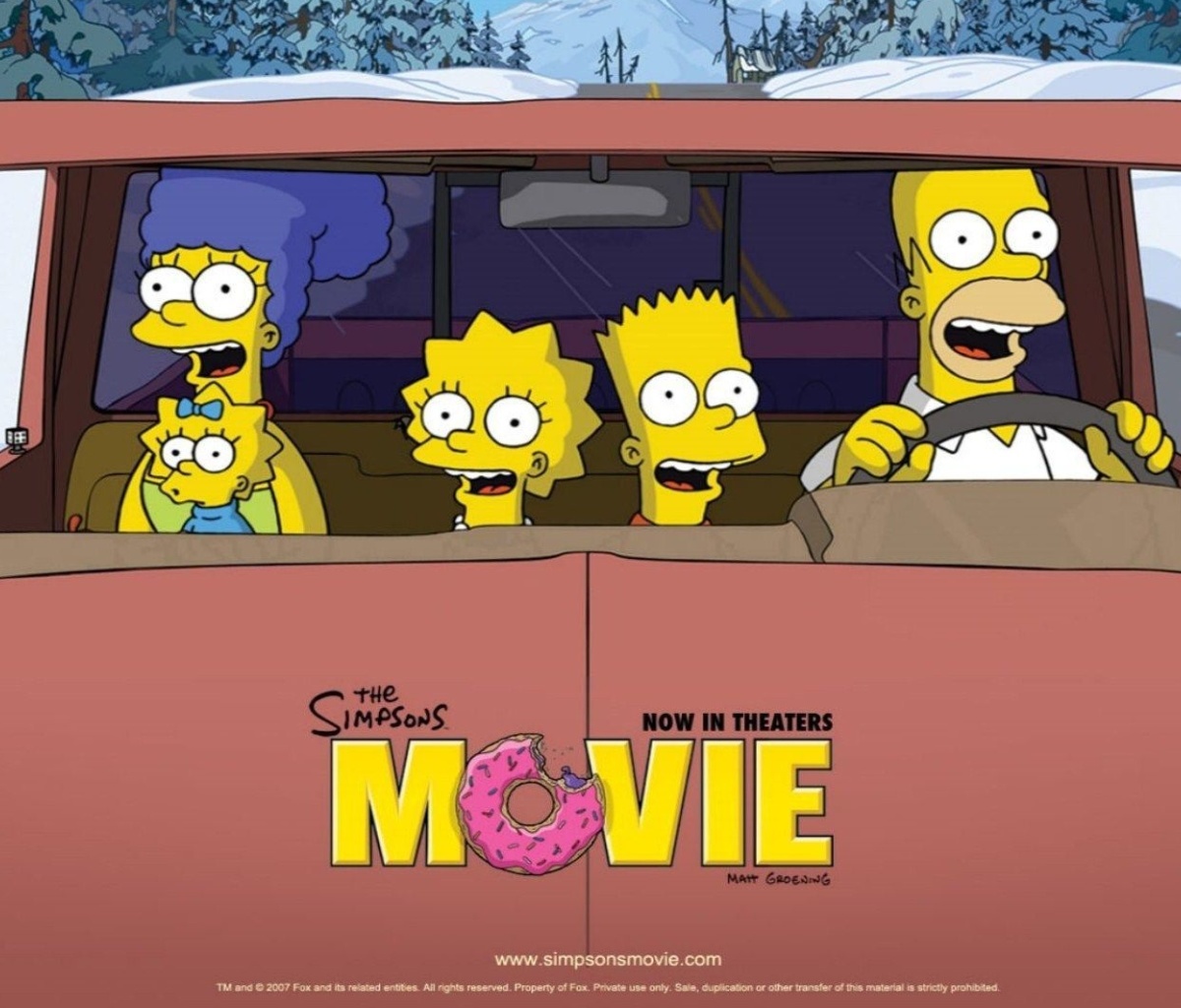 Fondo de pantalla The Simpsons Movie 1200x1024