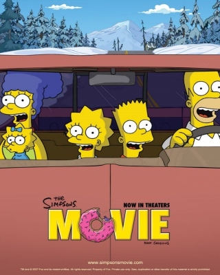 Обои The Simpsons Movie на телефон Nokia Asha 310