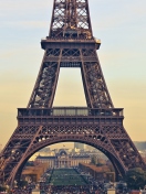 Screenshot №1 pro téma Paris Eiffel Tower 132x176