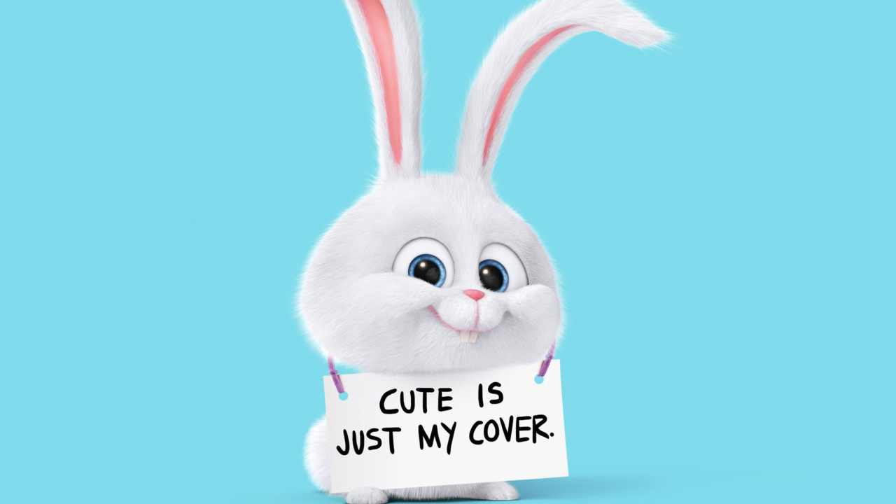 Обои Snowball from The Secret Life of Pets 1280x720