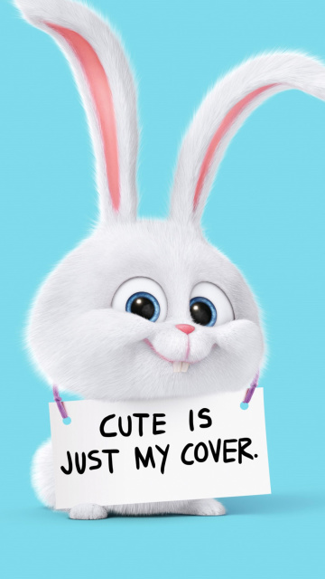 Обои Snowball from The Secret Life of Pets 360x640
