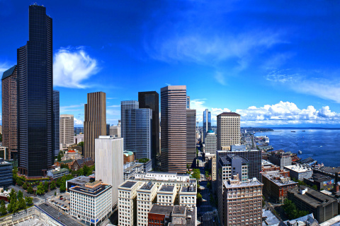 Fondo de pantalla Seattle Life 480x320