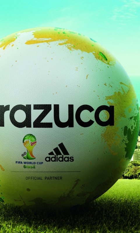 Screenshot №1 pro téma Adidas Brazuca Match Ball FIFA World Cup 2014 480x800