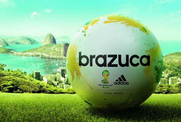 Fondo de pantalla Adidas Brazuca Match Ball FIFA World Cup 2014