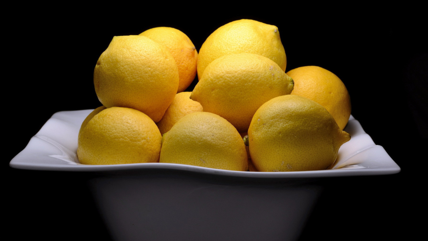 Обои Lemons 1366x768